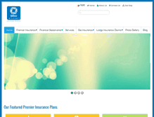 Tablet Screenshot of premier-insurance.com.np